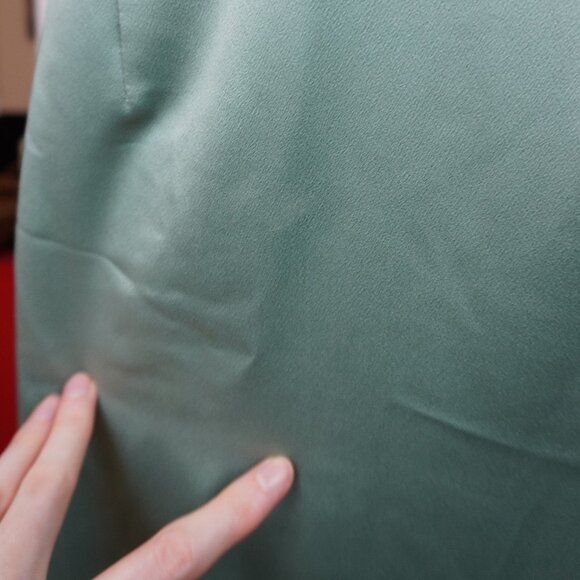 NWT Topshop Gathered Bust Slip Dress in Seafoam Green - Picture 3 of 12